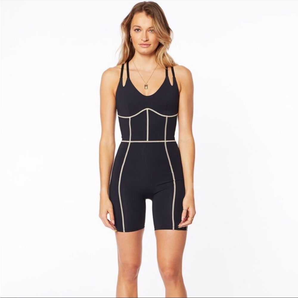 P.E Nation Front Side Strappy Unitard